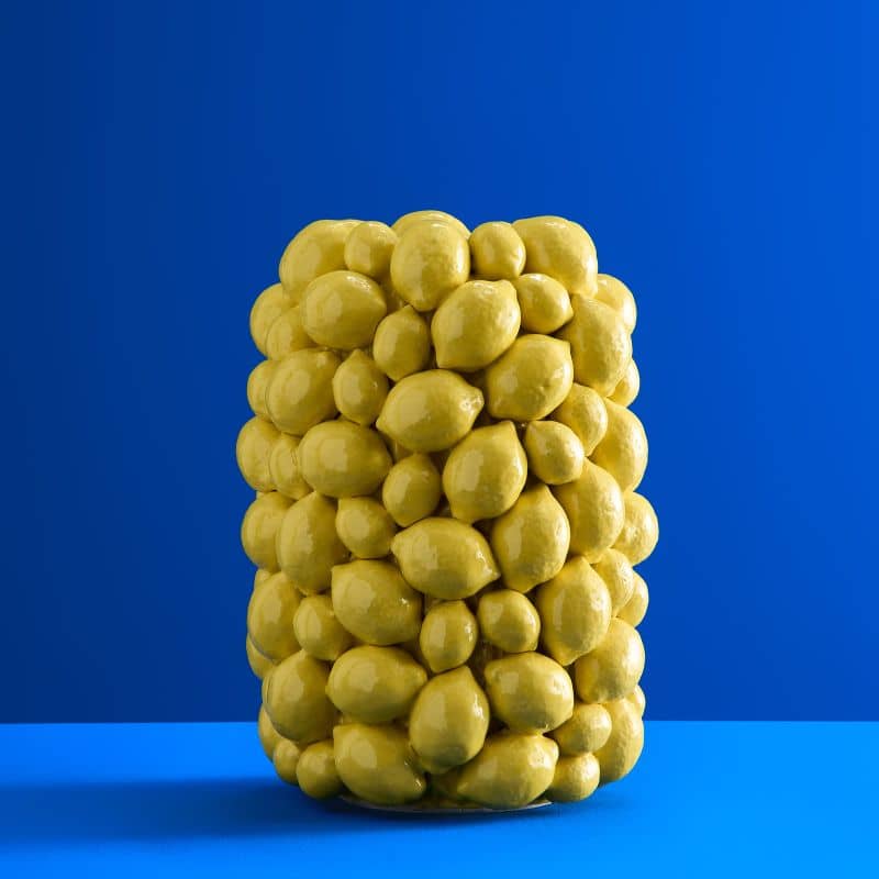 Vase Zitrone
