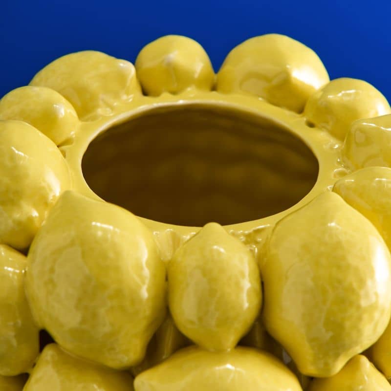 Vase Zitrone