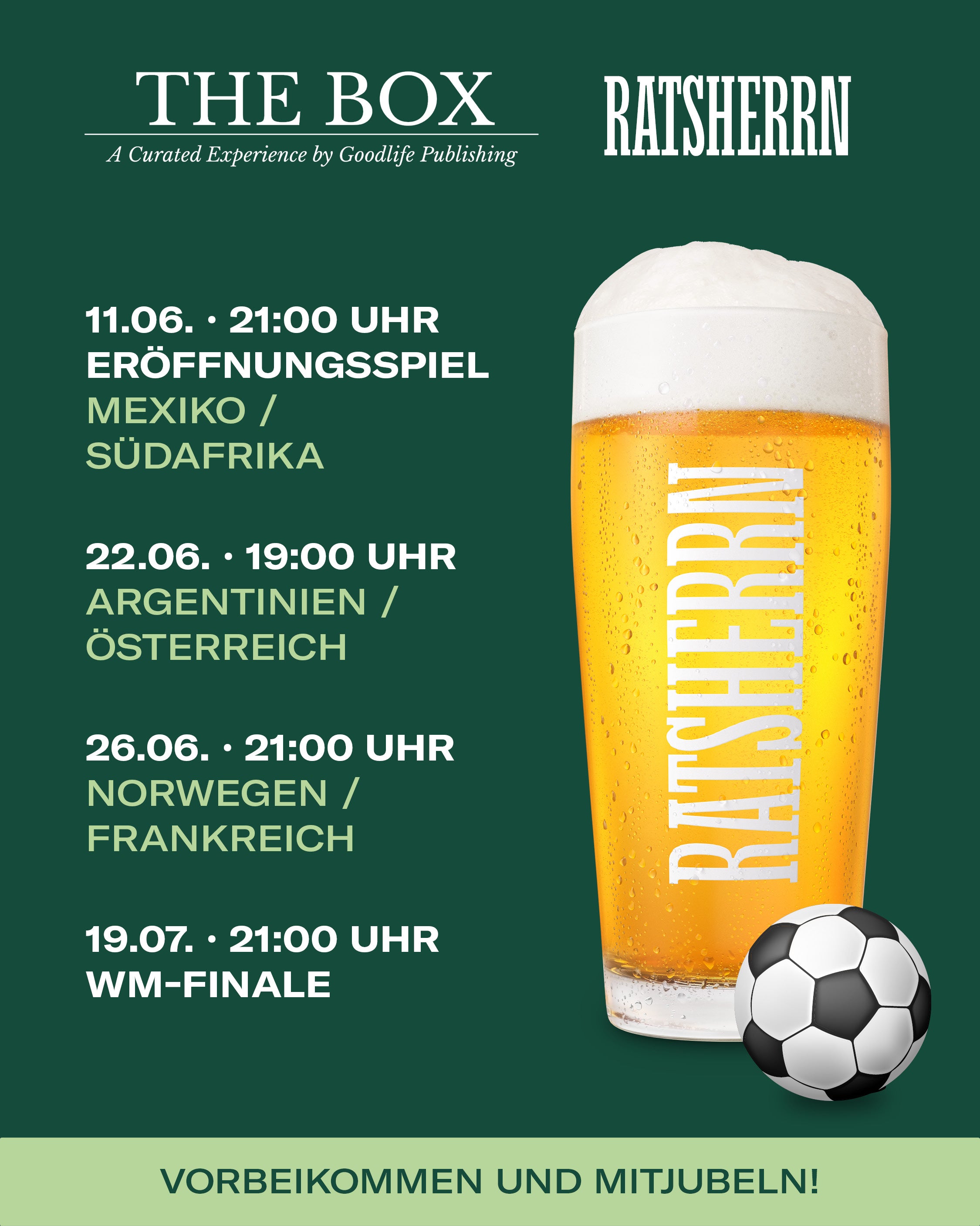 Weltmeisterschaft 2026 - PUBLIC VIEWING