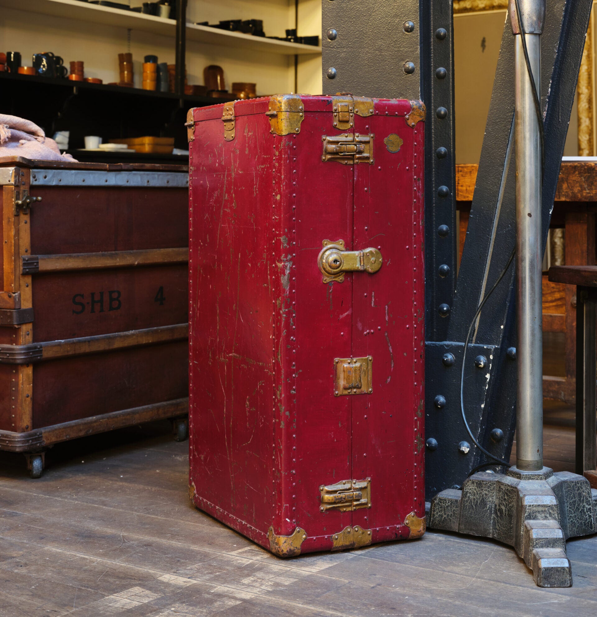 VINTAGE , Reisekoffer mit Schubladensystem