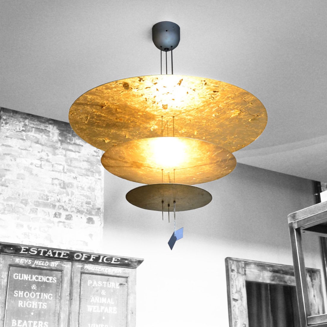 CATELLANI & SMITH, Deckenleuchte D'oro Gold