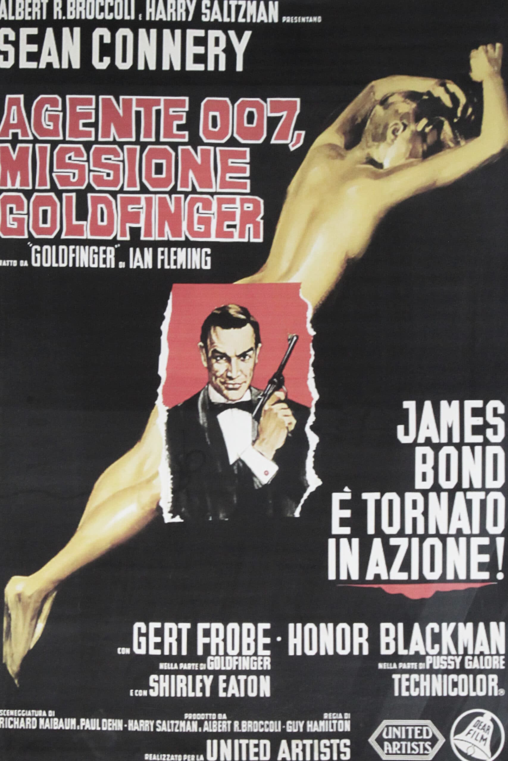 Filmplakat - Agente 007 Missione Goldfinger