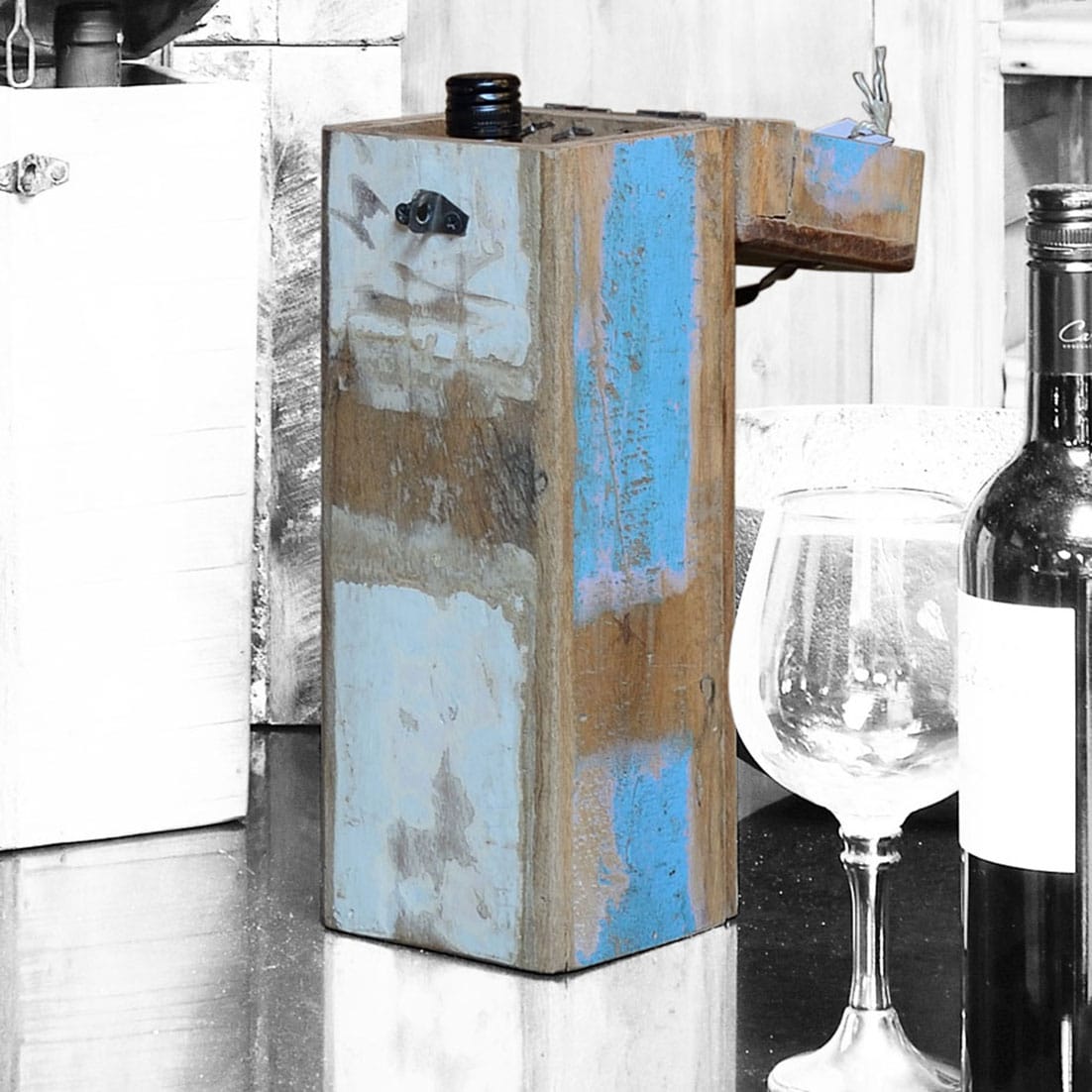 VINTAGE, Handbemalte Weinbox 1er