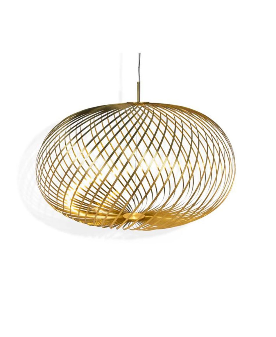 TOM DIXON, Pendelleuchte Spring Messing